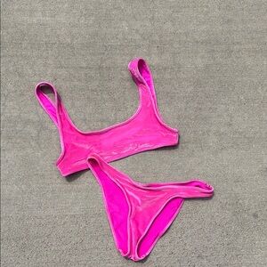 Triangl Swimwear Pink Bikini Set